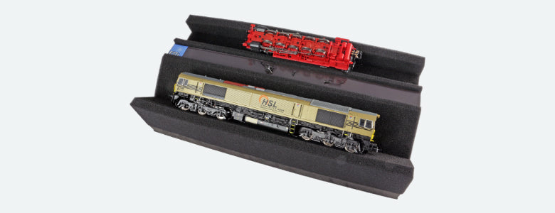 Locomotive maintainance foam tray, 33cm, with magnet strie