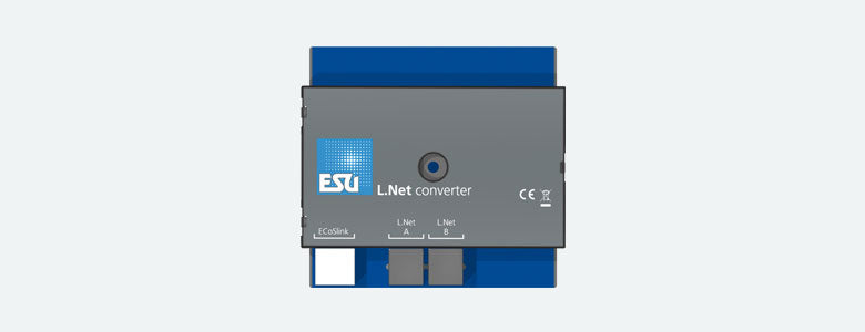 L.net converter to connect suitable throttles and feedback modules to ECoS or CS
“Reloaded”