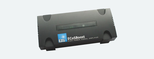ECoSBoost ext. Booster, 7A, MM/DCC/SX/M4, set with power supply 120-240V,
EURO + US, German & English manual